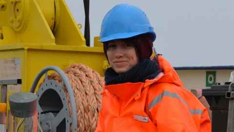 Dr Ines Bartl from the Institute of Marine Science